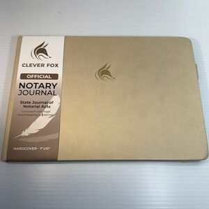 Notary Journal – Horizontal Notary Public Journal of Notarial Acts – Hardcove...
